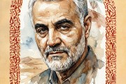 فایل لایه باز تصویر شهید حاج قاسم سلیمانی