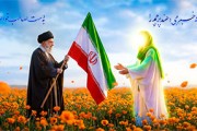 تصویر / خوش آن دمی که خبر می دهند پرچم را به دست صاحب خود صاحب الزمان دادند