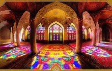 فایل لایه باز تصویر ایرانگردی / مسجد نصیر الملک فارس