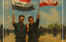 فایل لایه باز تصویر ایران و العراق لایمکن الفراق