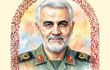 فایل لایه باز تصویر شهید حاج قاسم سلیمانی
