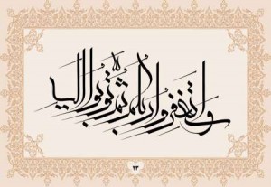 کتاب سرمشق های زندگی / خوشنویسی 40 آیه از قرآن کریم با خط معلی