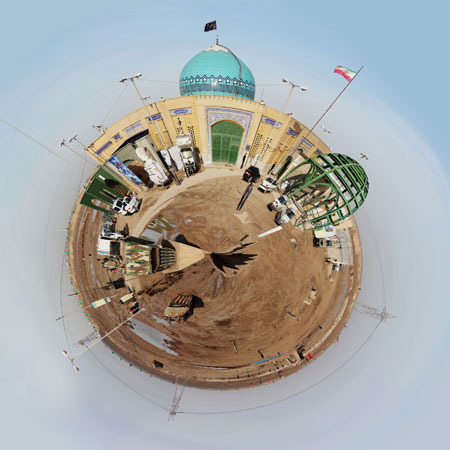 عکس کروی از یادمان شلمچه