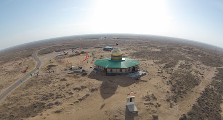 فیلم برداری هوایی از یادمان شهید اسکندرلو