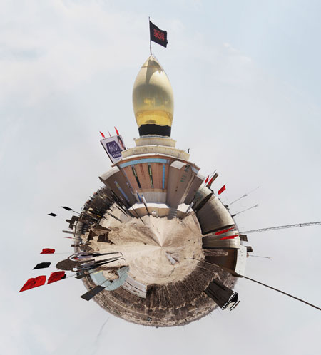 عکس کروی از یادمان شهدای طلائیه