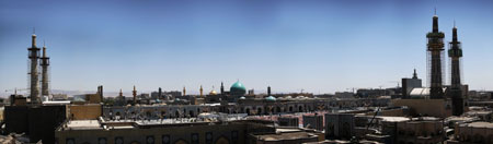 عکس پانوراما از حرم امام رضا (ع)