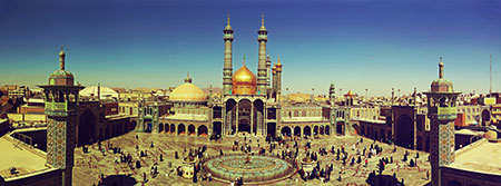 عکس پانوراما از حرم حضرت معصومه (س)