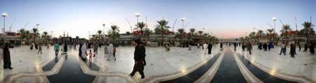 عکس پانوراما (360 درجه) از بین الحرمین - ashura