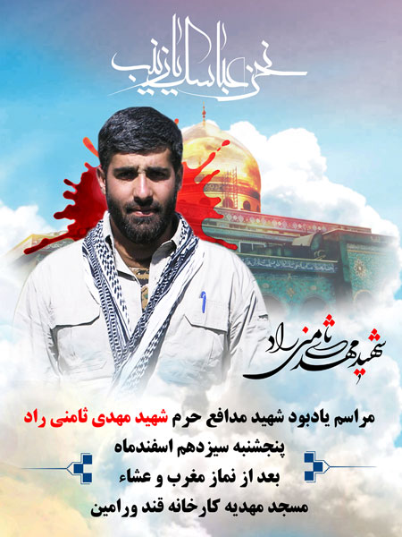 شهید مهدی ثامنی راد