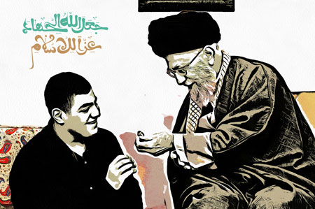 دیدار خانواده شهید بدرالدین با امام خامنه ای / جعل الله الجهاد عز للاسلام