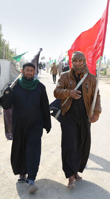 راهپیمایی اربعین ، مشایة الأربعین ، arbaeen