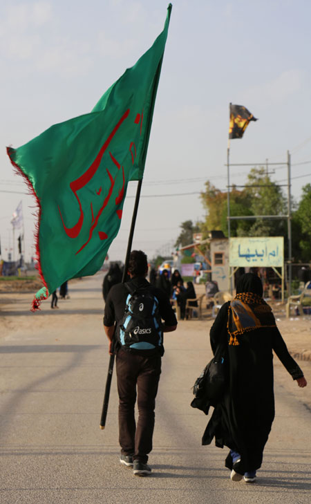 راهپیمایی اربعین ، مشایة الأربعین ، arbaeen