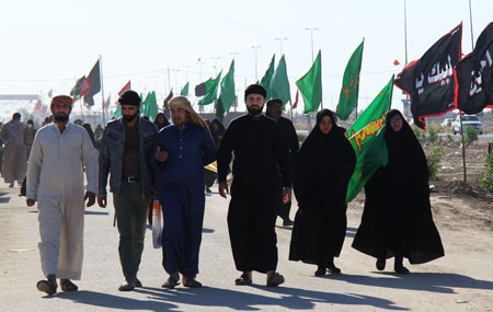 راهپیمایی اربعین حسینی ، مشایة الأربعین ، arbaeen 
