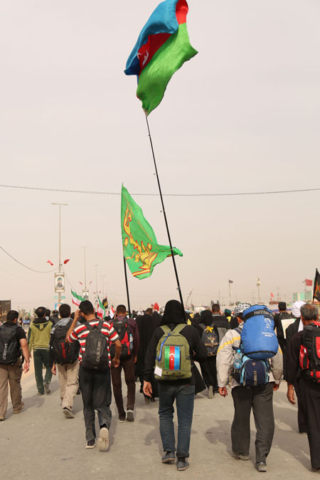راهپیمایی اربعین ، مشایة الأربعین ، arbaeen