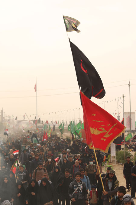 راهپیمایی اربعین ، مشایة الأربعین ، arbaeen