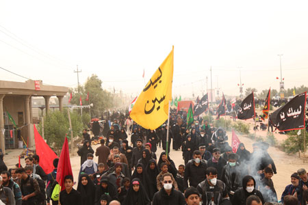 راهپیمایی اربعین ، مشایة الأربعین ، arbaeen