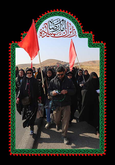 زائران پیاده امام رضا (ع)