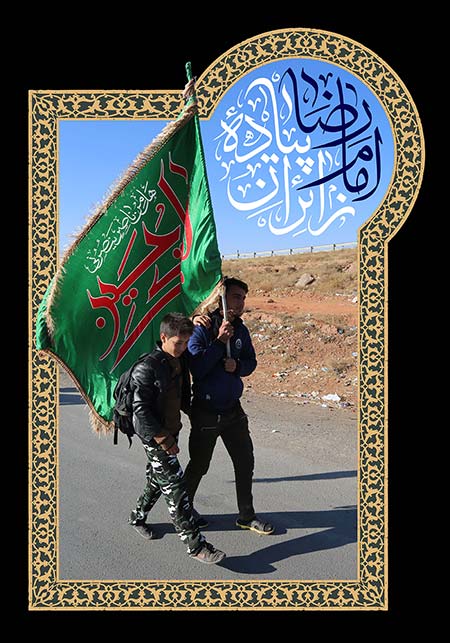 زائران پیاده امام رضا (ع)