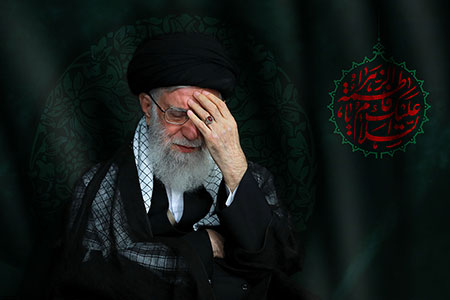 تصویر امام خامنه ای مخصوص ایام فاطمیه