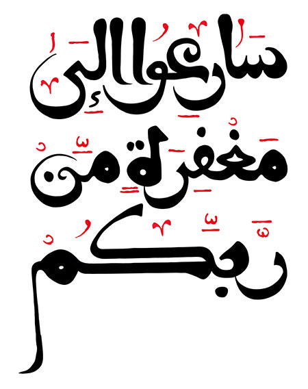 سارعوا الى مغفره من ربکم