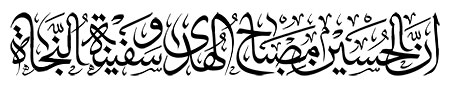 ان الحسین مصباح الهدی و سفینه النجاه