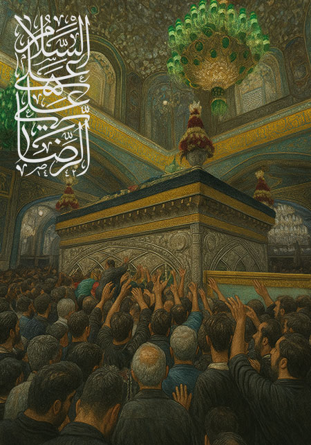 ضریح حرم امام رضا (ع)