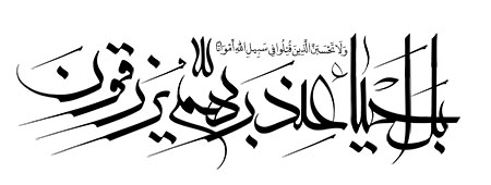 بل احیاء عند ربهم یرزقون