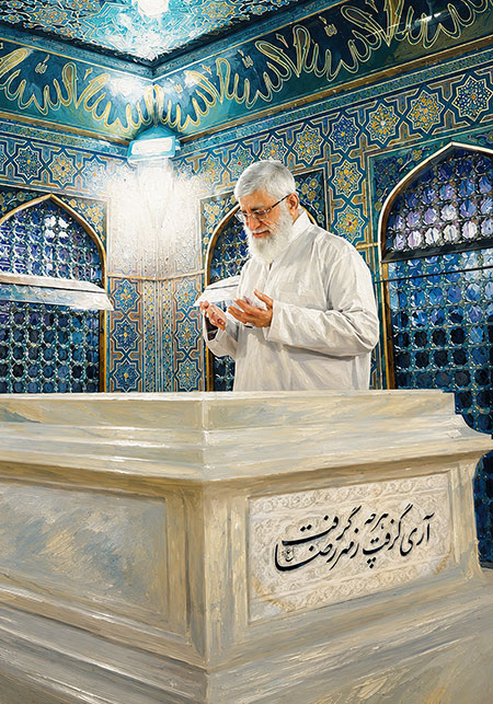 آری گرفت هر چه ز مهر رضا گرفت